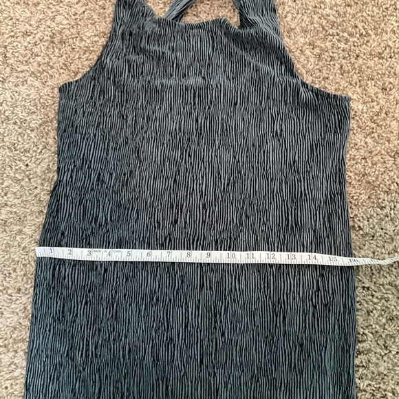 Maeve Anthropologie NWT Adrienne Twist-Back Velvet Midi Dress Black/Gray Sz XS - Picture 10 of 15